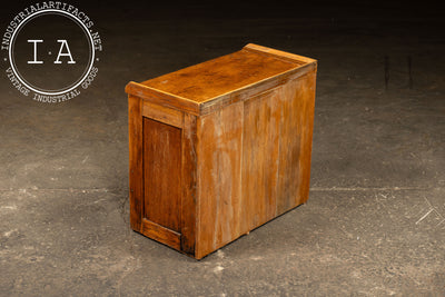 Early Wooden Small Parts Cabinet