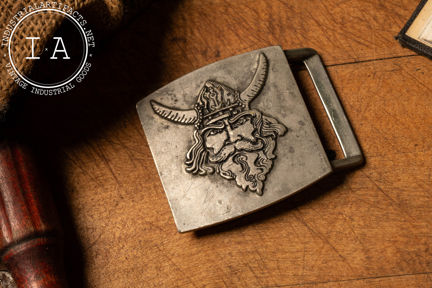 Pewter Viking Belt Buckle