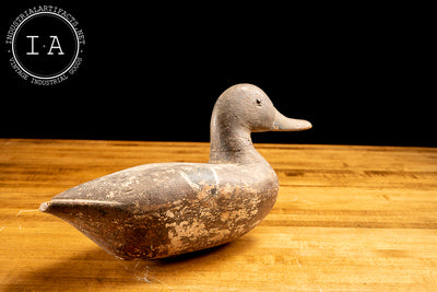 Antique Hand Carved Wooden Duck Decoy