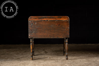 Early 20th Century Pine School Desk