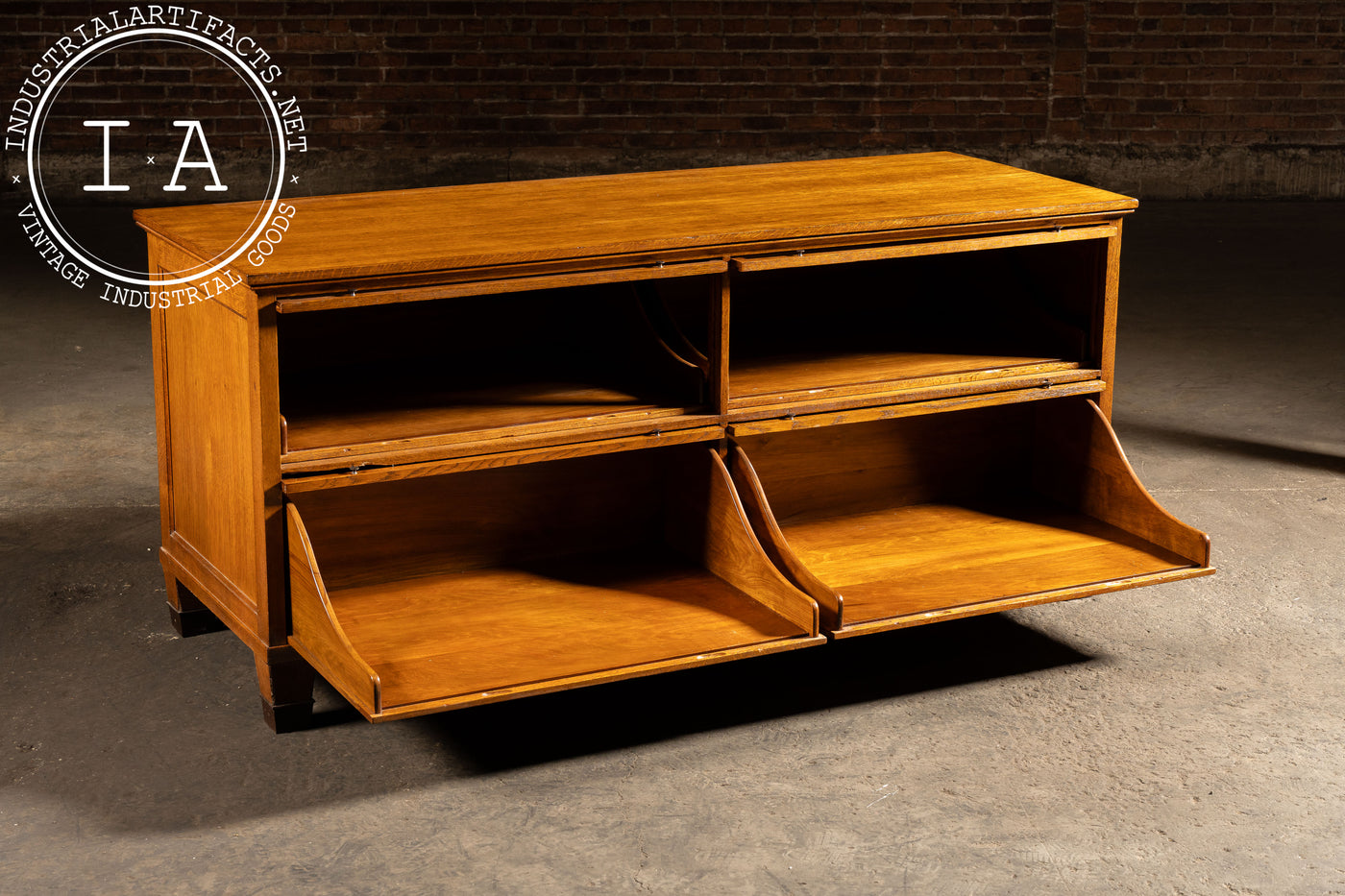 c. 1920 Arts and Crafts Barrister Kitchen Island