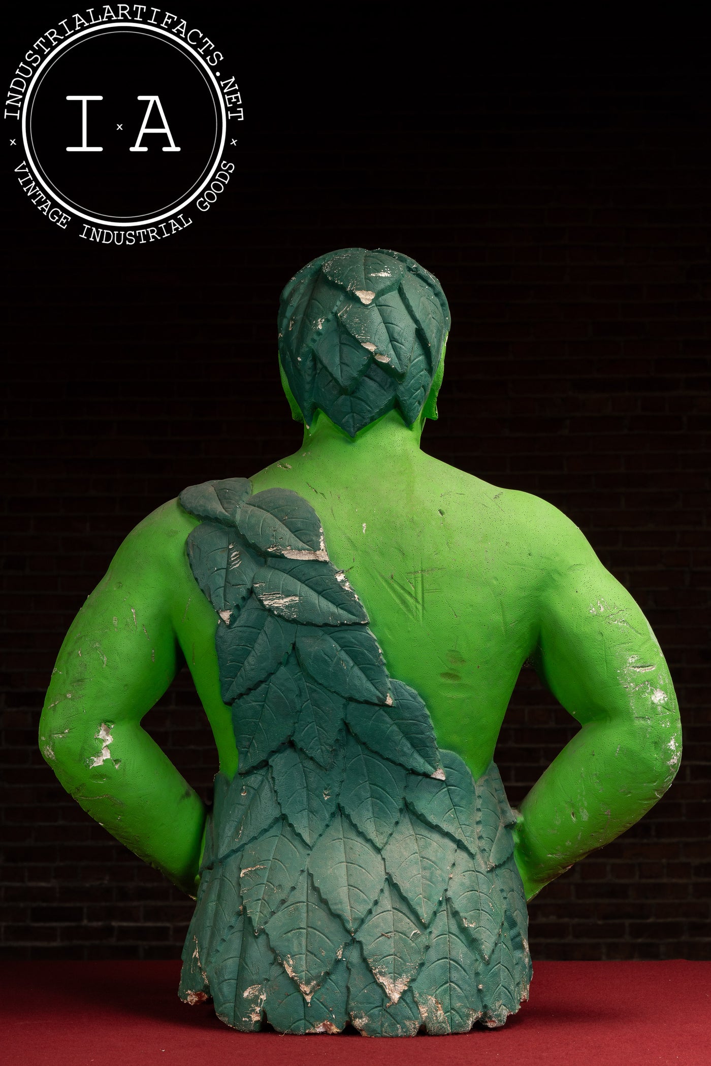 Vintage Jolly Green Giant Foam Advertising Statue