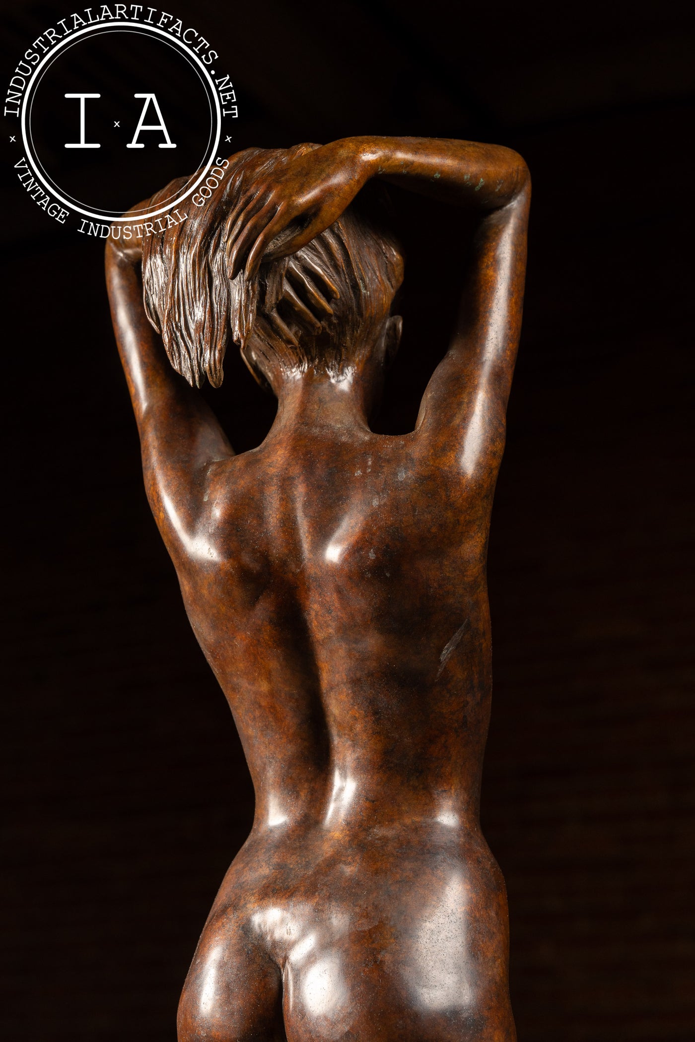 Bronze Statue Of Nude Woman On Base, 1990, Signed and Numbered 4/25