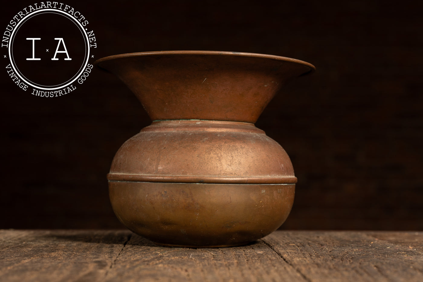 Mid-19th Century Brass Spittoon by Will and Finck