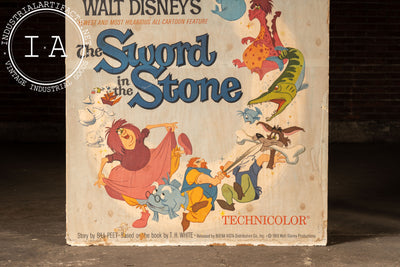 1973 Sword In The Stone, Tom Sawyer Original Posterboard