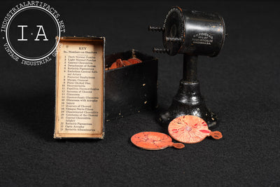 Early Fischer Schematic Eye Apparatus in Box by Riggs Optical