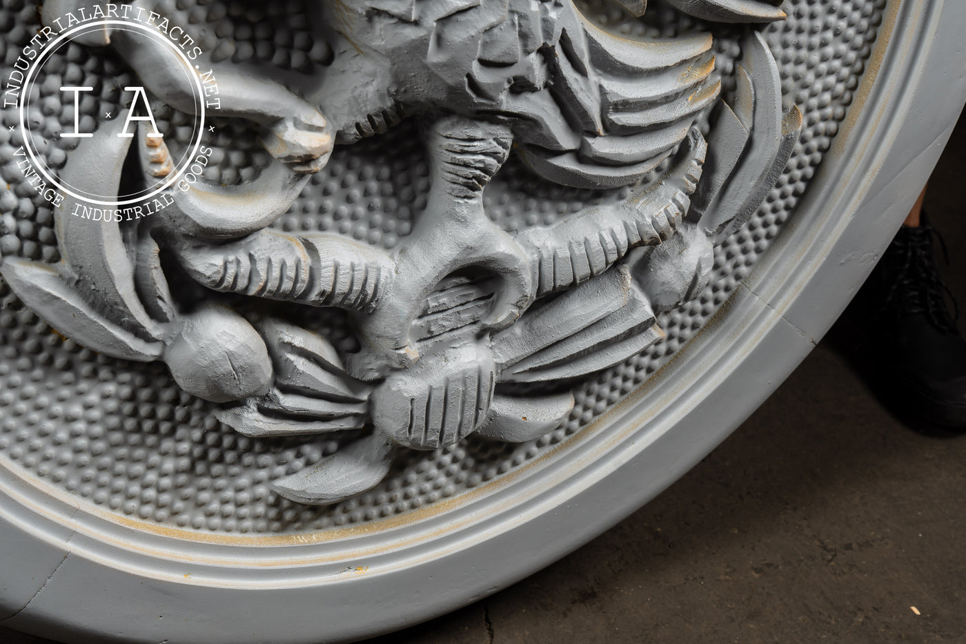 Massive Mid-Century Mexican National Emblem Architectural Medallion