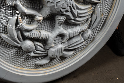 Massive Mid-Century Mexican National Emblem Architectural Medallion