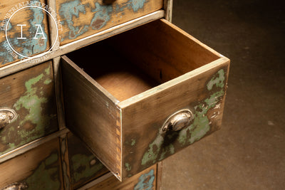 Early Pine Dresser with Distressed Paint