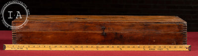Antique Wooden Box-Joint Storage Case