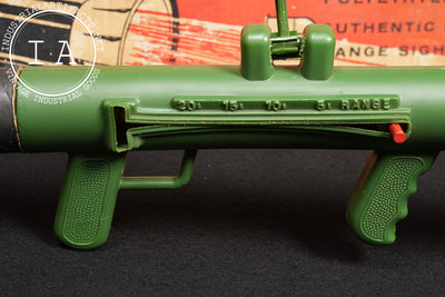 Vintage Cardstock and Plastic Toy Bazooka by Hillan