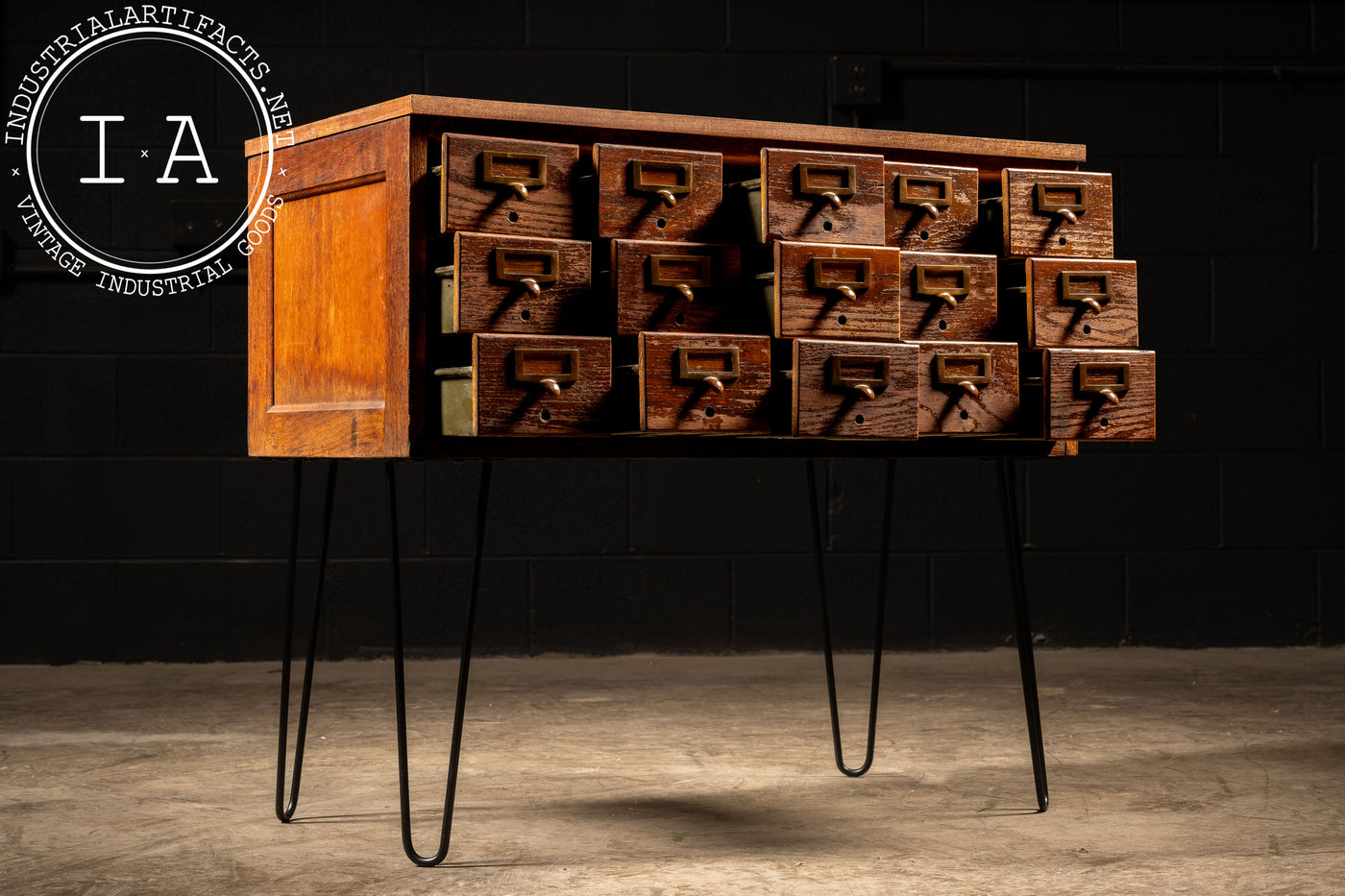 Mid Century Card Catalog