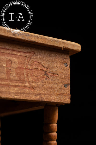 Late 19th Century Salesman Sample Wash Bin Table by Excelsior
