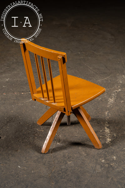 Mission-Style Children's Swivel Dining Chair