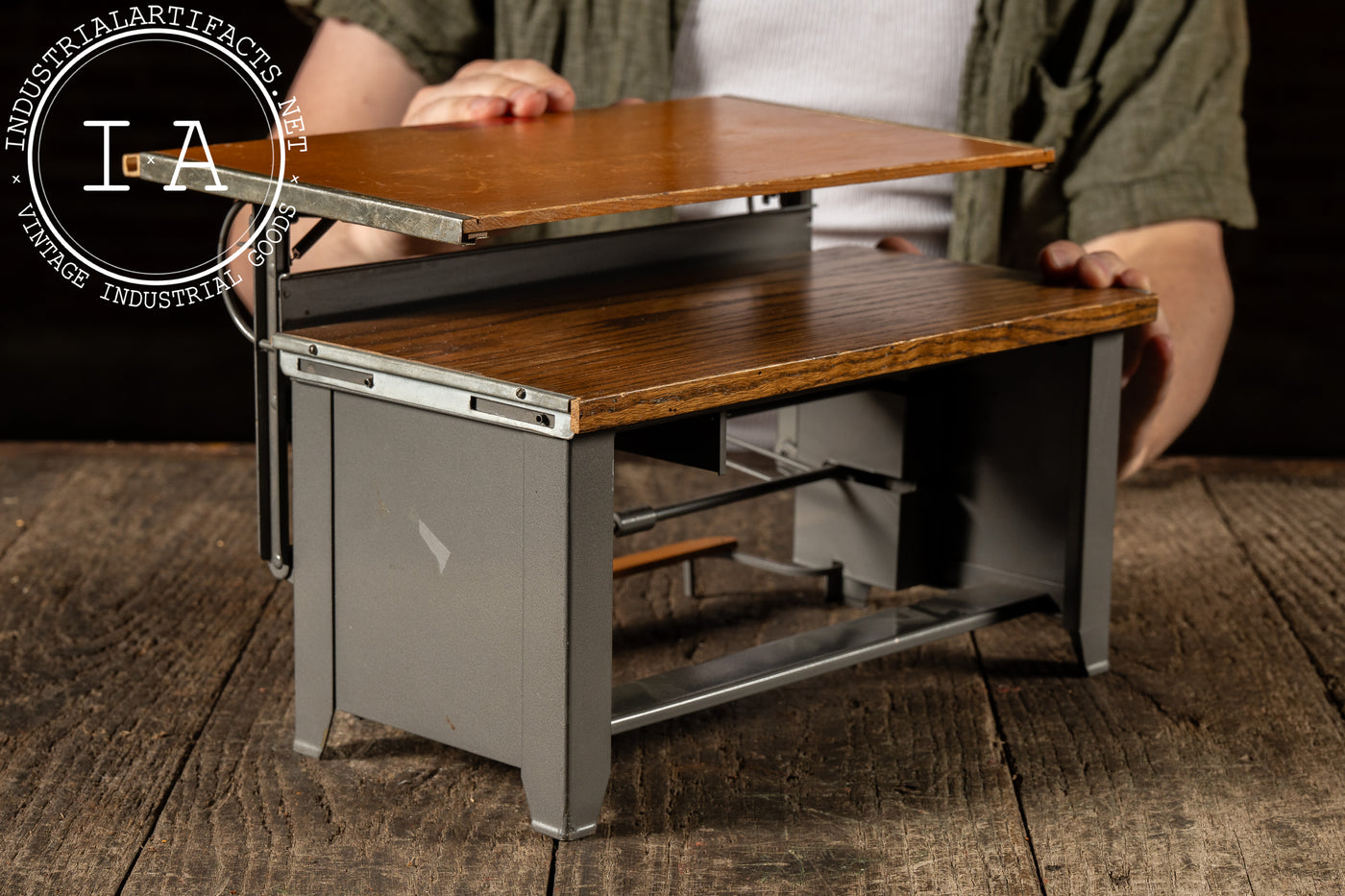 Vintage Salesman Sample Drafting Table by Hamilton
