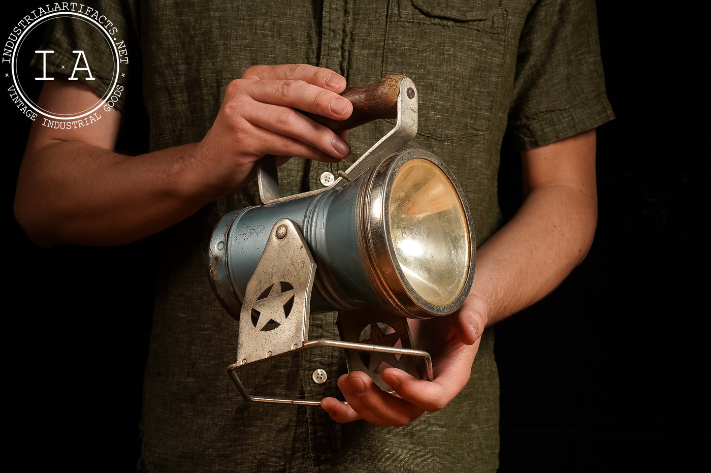 Vintage Amtrak Railroad Lantern