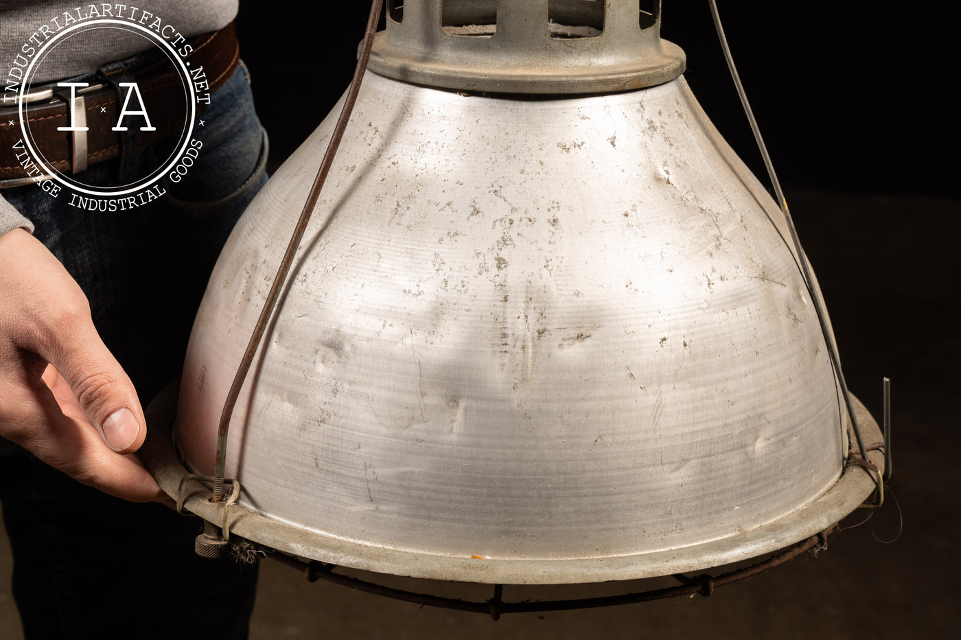 Holophane “Lobay” No. 685 Industrial Pendant Light