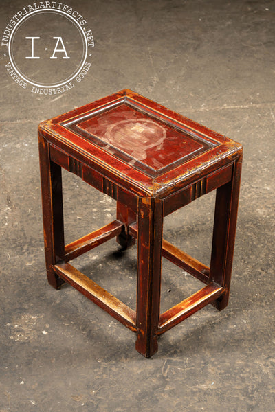 Vintage Chinese Wooden Side Table