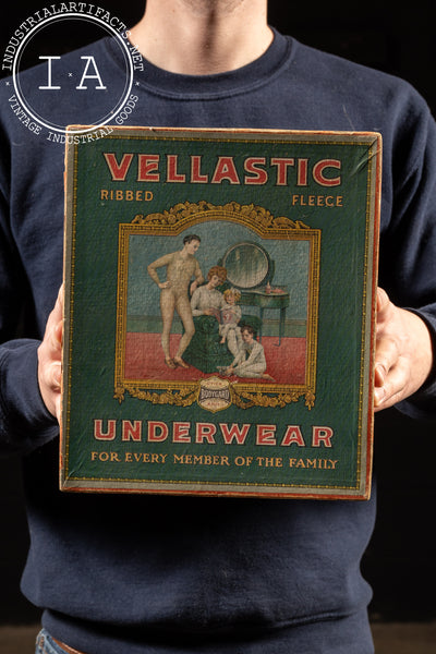 Early 20th Century NOS Box of Fleeced Children's Thermals