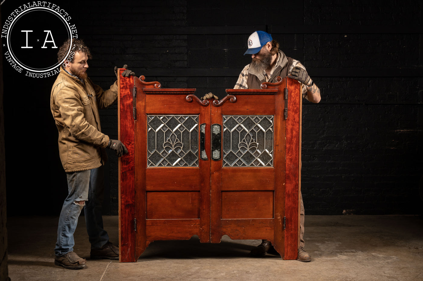 Late 19th Century Mahogany Brunswick Salloon Doors