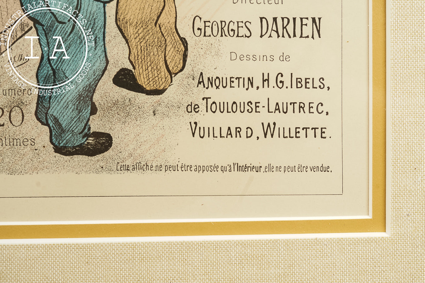L’Escarmouche | Late 19th Century Henri-Gabriel Ibels Periodical Print