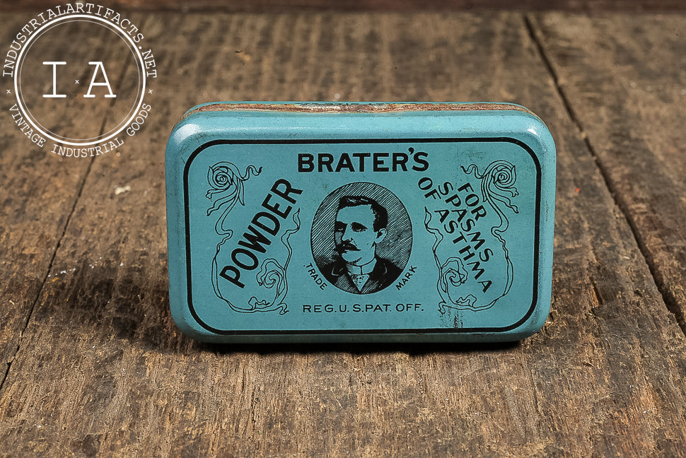 Brater’s Powder for Spasms of Asthma Pocket-Size Tin