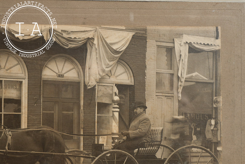 Framed 19th Century Sepia Photograph
