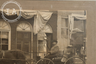 Framed 19th Century Sepia Photograph