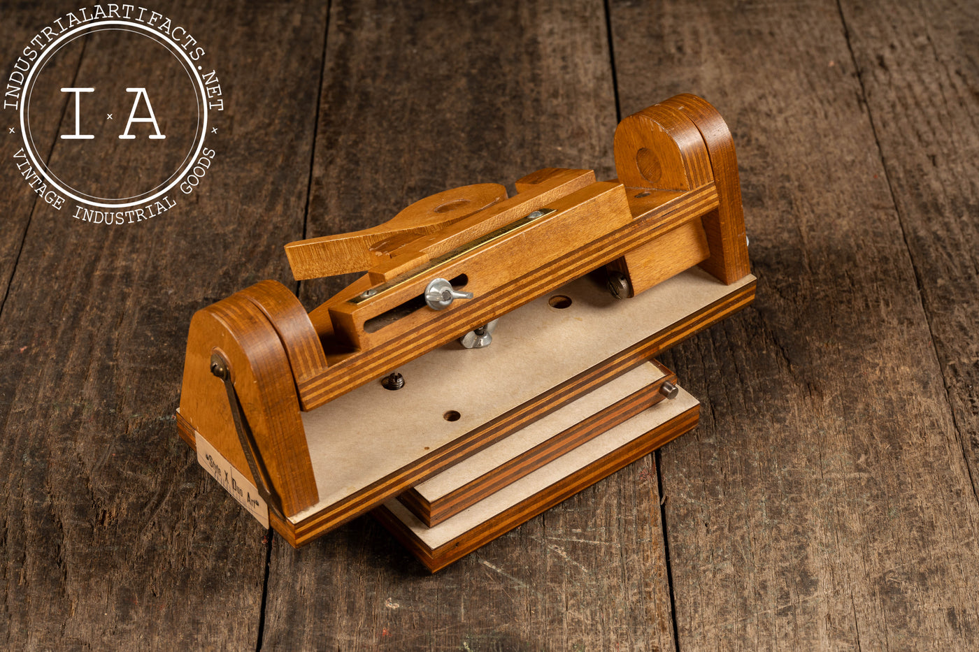 Wooden Brake Press Demonstrator Model