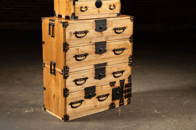 Late 19th Century Japanese Kaidan Tansu Step Chest
