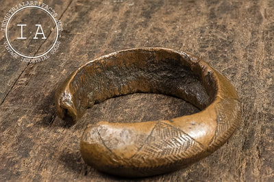 19th Century African Bronze Tribal Currency Bracelet