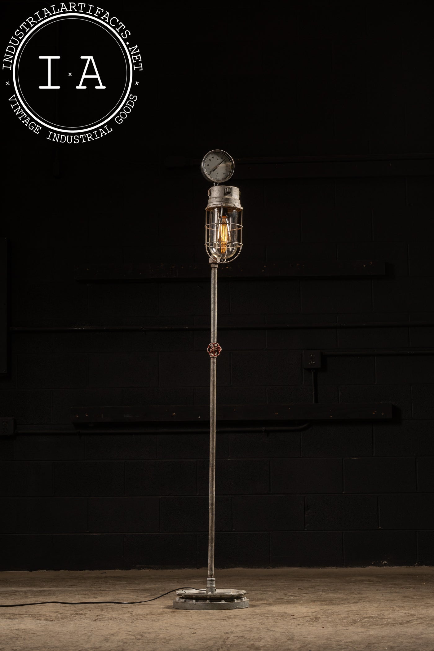 Industrial Steampunk Floor Lamp