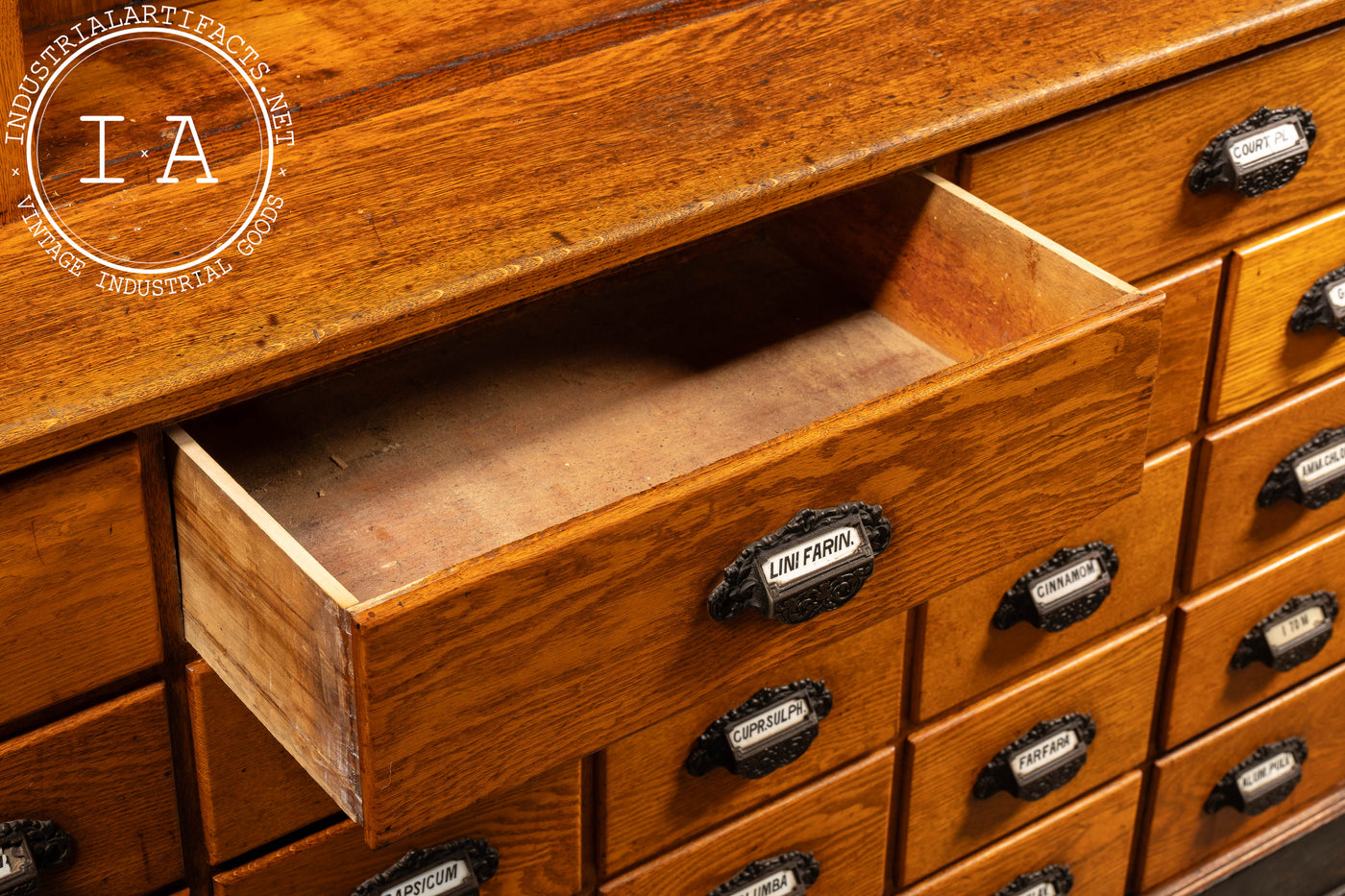 Massive Early 20th Century Apothecary Cabinet