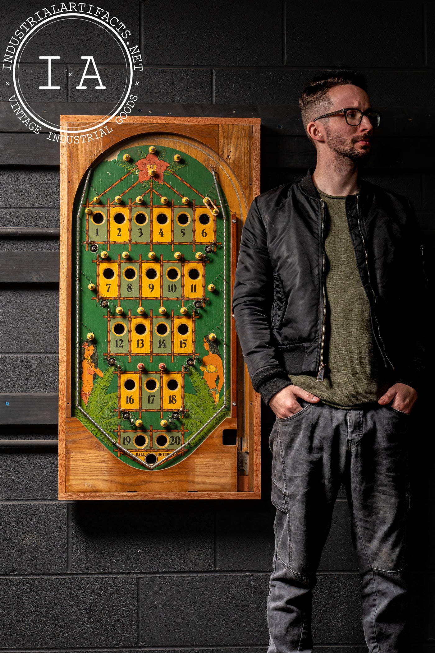 Vintage Bally "Tahiti" Pinball Board