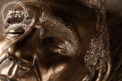 Vintage Plaster Abraham Lincoln Life Mask by Erick Erickson