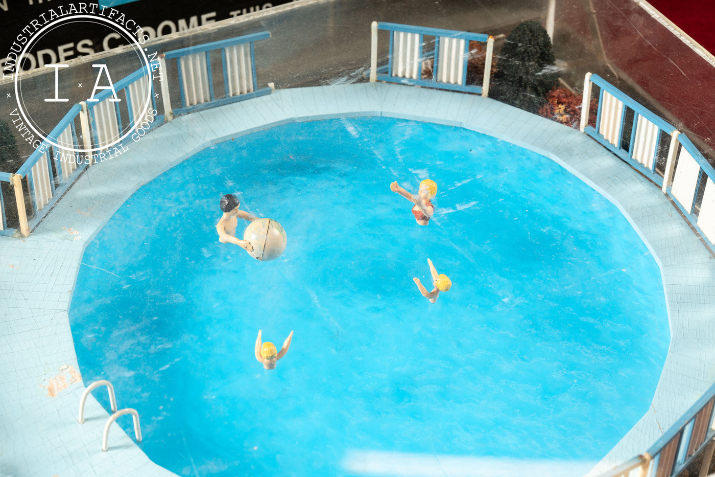Vintage Bermuda King "84" Salesman’s Sample Pool Display in Case