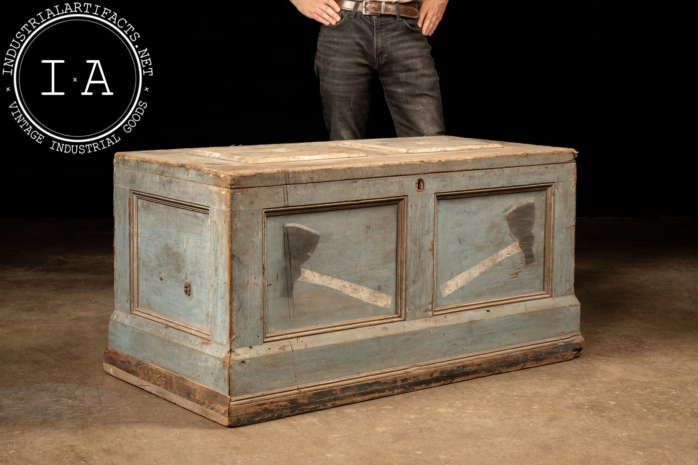 Early 20th Century Painted Chest