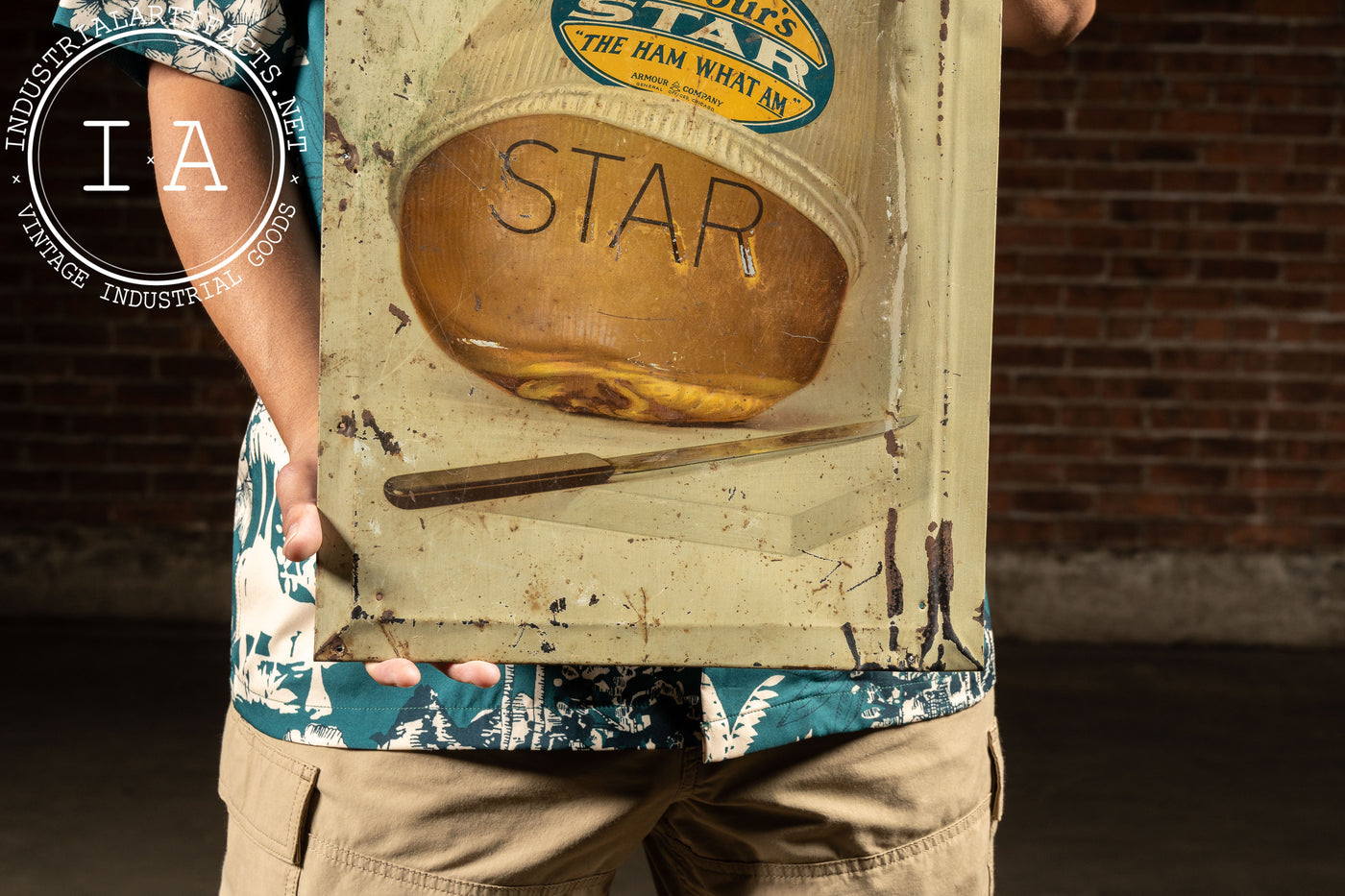 Vintage Armour's Star Ham TOC Sign