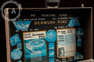 Vintage Bermuda King "84" Salesman’s Sample Pool Display in Case