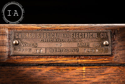 1917 Medical Incubator Cabinet