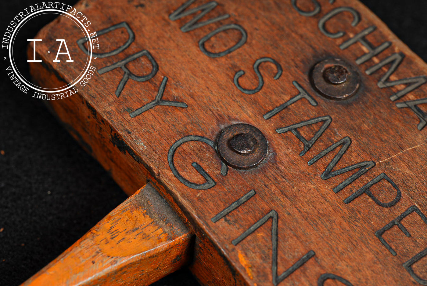 Antique Fleischmann’s Magnolia Whiskey Advertising Bung Hole Hammer