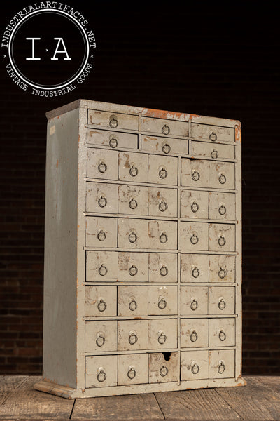 Late 19th Century Munyons Homeopathic Remedies Apothecary Cabinet