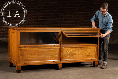 c. 1920 Arts and Crafts Barrister Kitchen Island