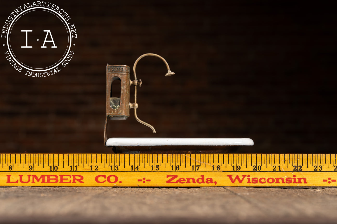 Late 19th Century German Bathub Boiler Salesman Sample by Prof. Junkers