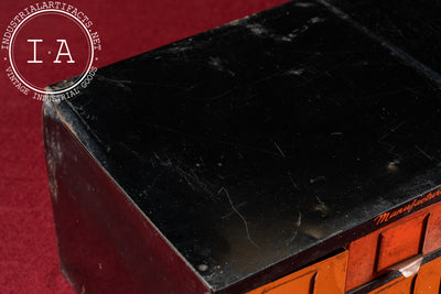 Mid-Century Industrial Drawer Cabinet by Imperial Brass