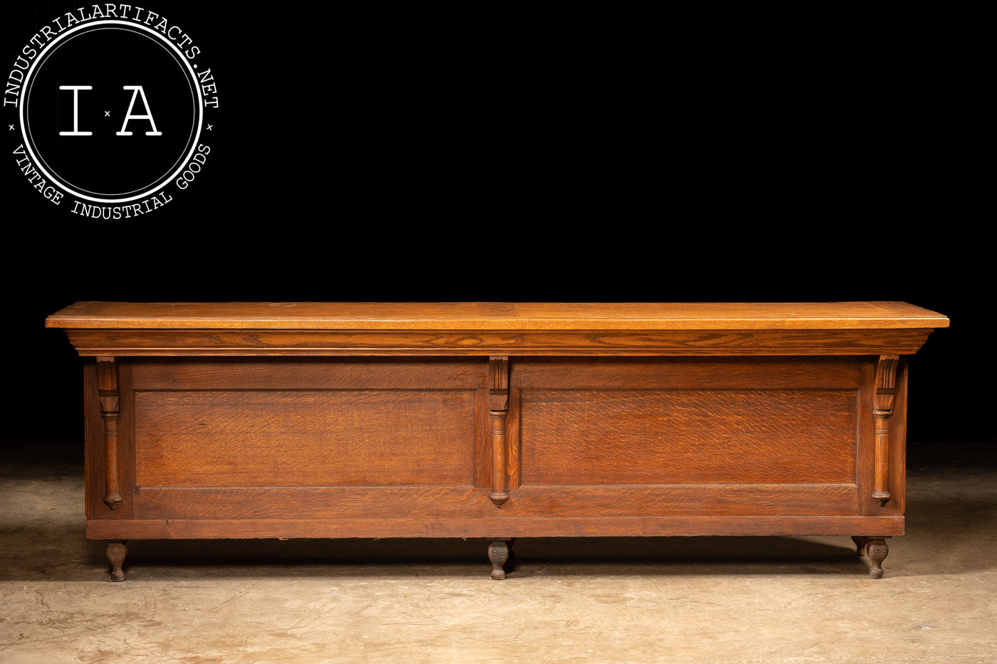 Early Oak General Store Counter