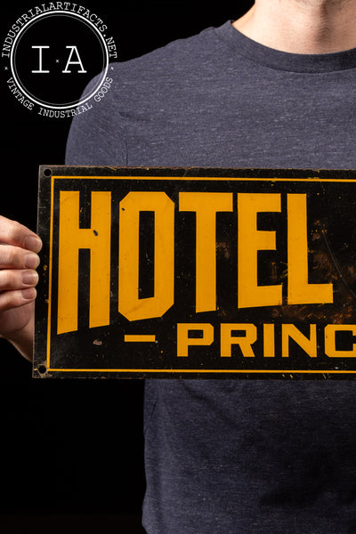 Early 20th Century Hotel Clark Tin Litho Sign