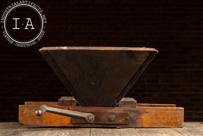 Antique Wooden Grape Crusher