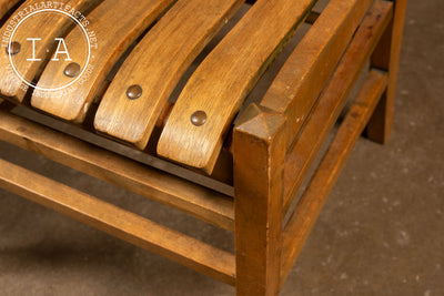 Vintage Oak Bentwood Dining Chair