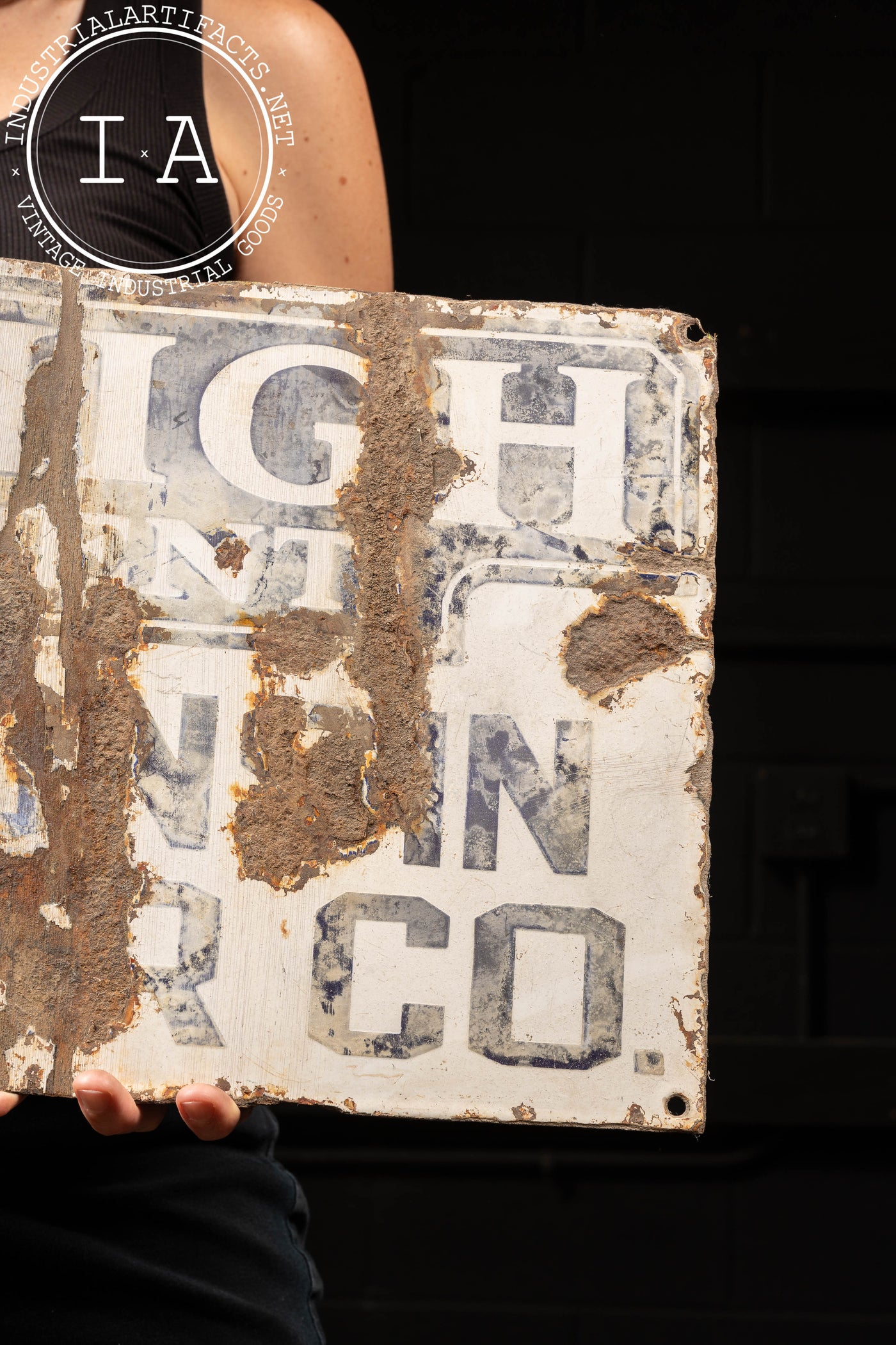 Lehigh Cement/Wisconsin Lumber Co. Porcelain Sign